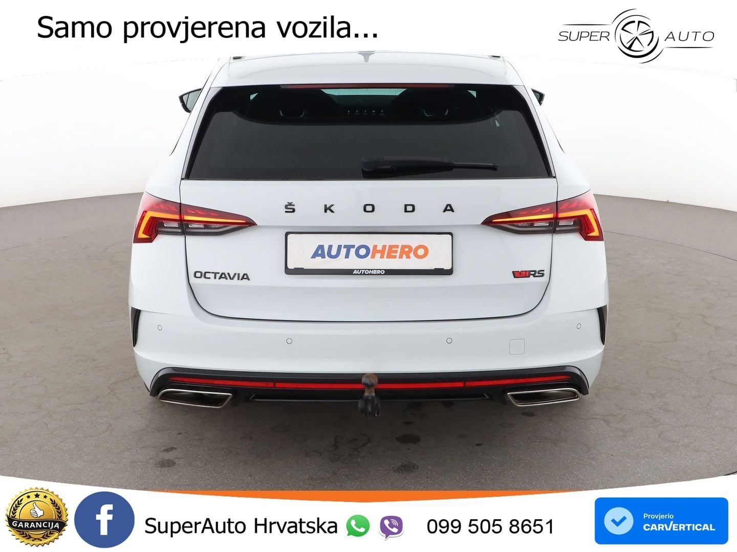 Škoda Octavia Combi RS 2.0 TDI (200 KS) 4x4 DSG LED+GR SJED+ACC