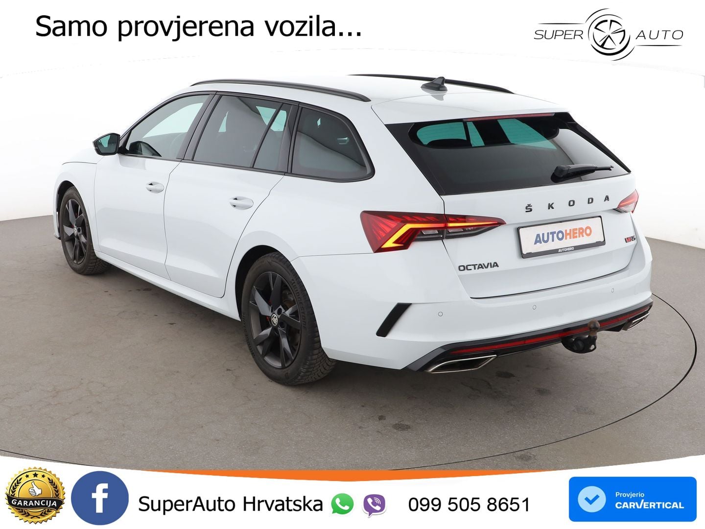 Škoda Octavia Combi RS 2.0 TDI (200 KS) 4x4 DSG LED+GR SJED+ACC