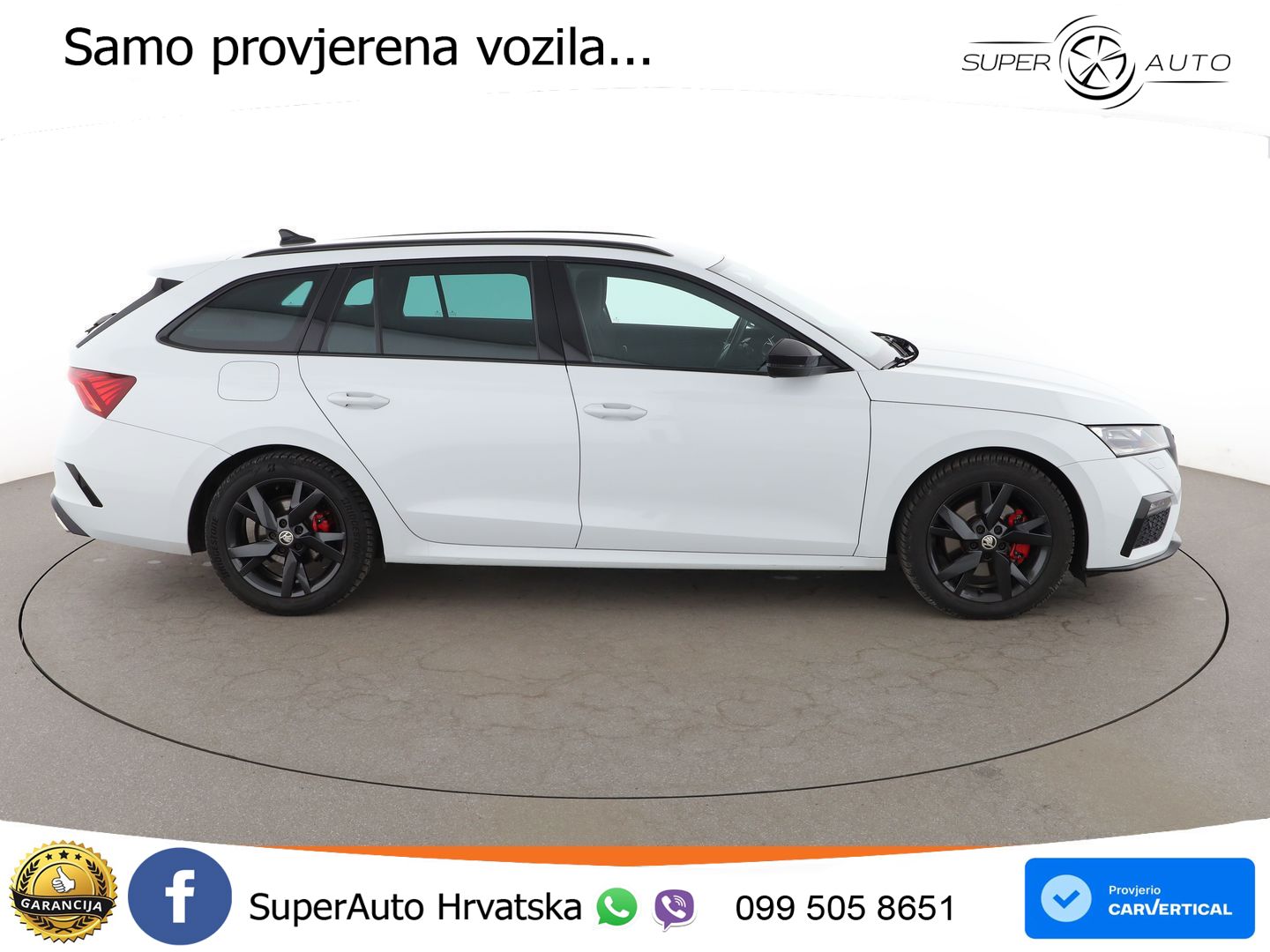 Škoda Octavia Combi RS 2.0 TDI (200 KS) 4x4 DSG LED+GR SJED+ACC