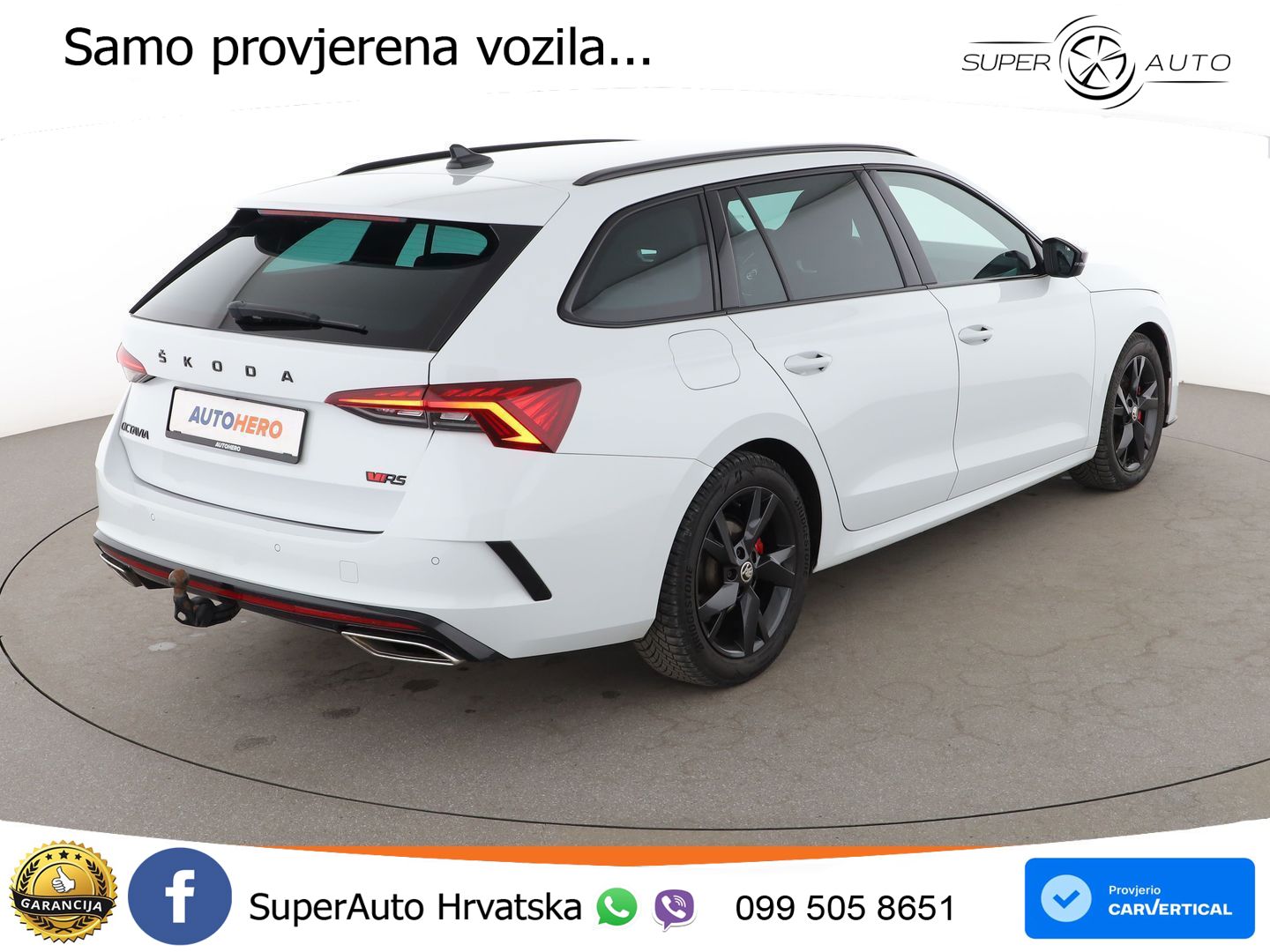 Škoda Octavia Combi RS 2.0 TDI (200 KS) 4x4 DSG LED+GR SJED+ACC