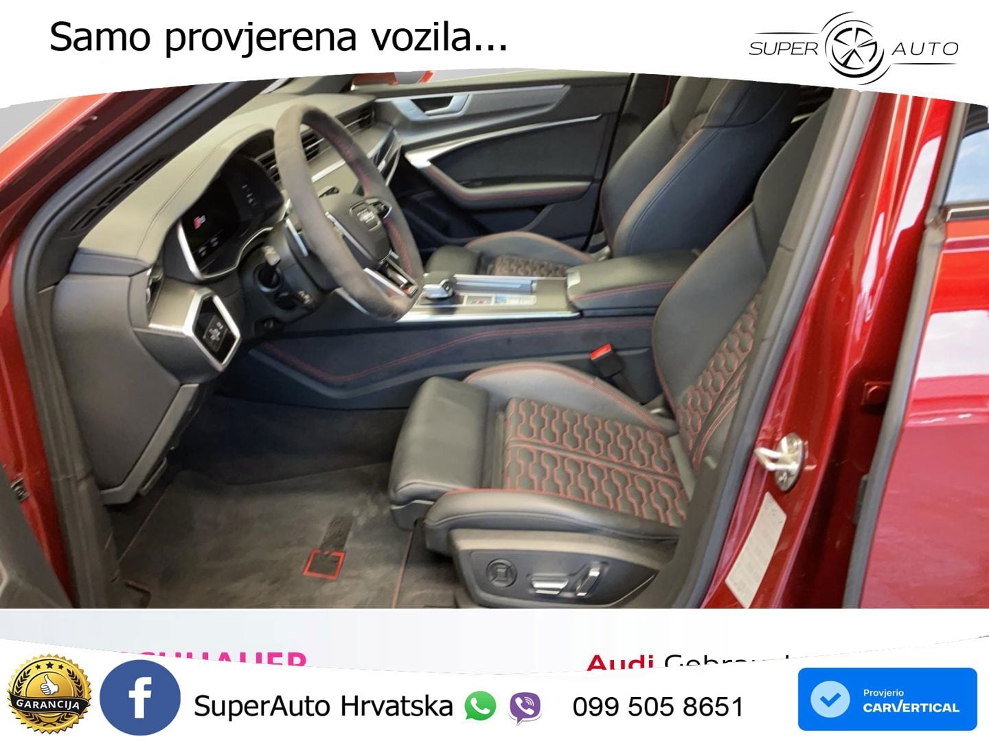 Audi RS6 Avant 4.0 TFSI V8 (600 KS) quattro Tiptronic ZRAČNI+ACC+GR SJED+KAM+PANO