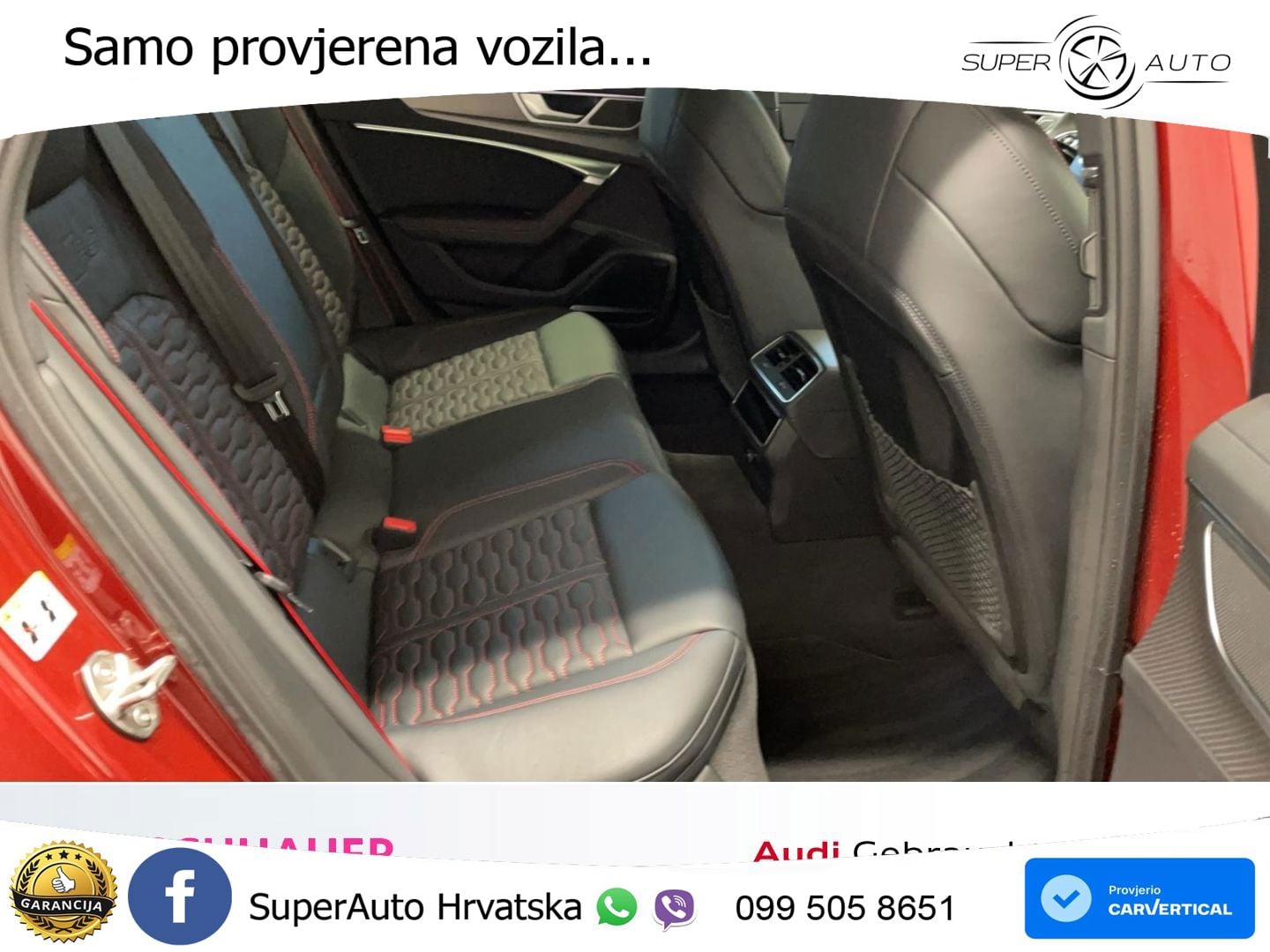 Audi RS6 Avant 4.0 TFSI V8 (600 KS) quattro Tiptronic ZRAČNI+ACC+GR SJED+KAM+PANO
