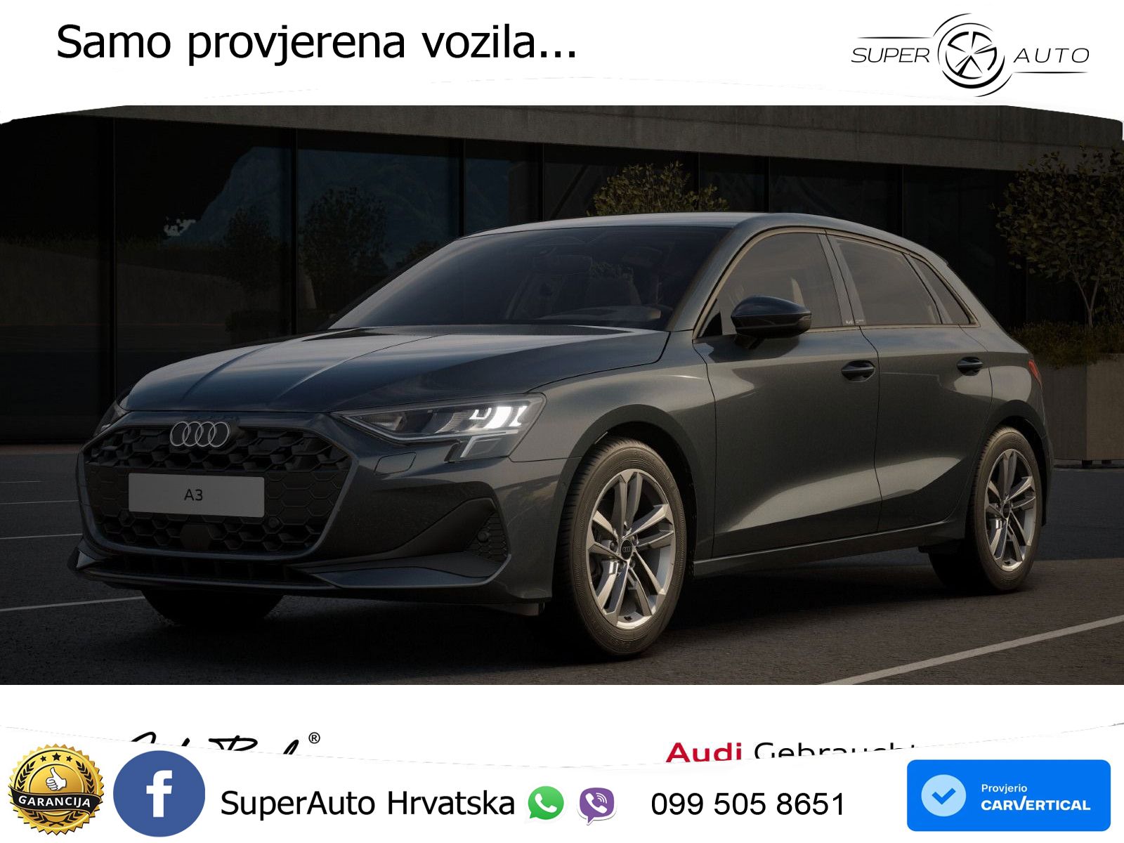 Audi A3 Sportback 30 TFSI (116 KS)
