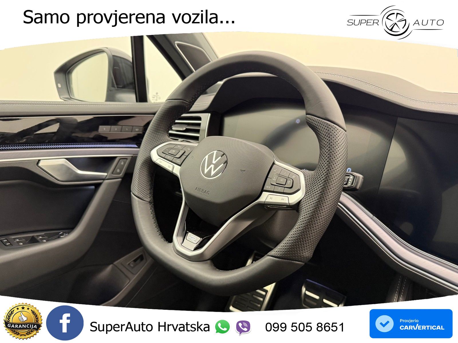 Volkswagen Touareg 3.0 V6 TDI (286 KS) 4MOTION Tiptronic ZRAČNI+ACC+GR SJED+KAM+PANO