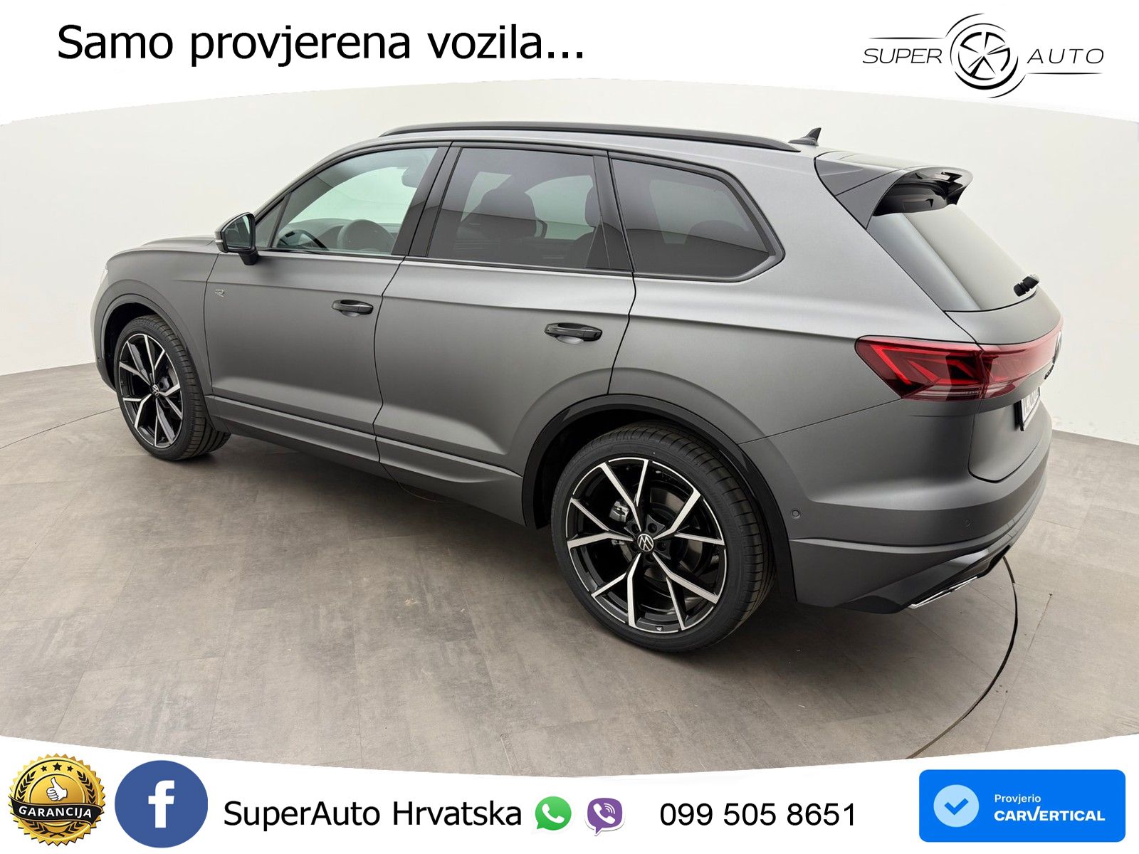 Volkswagen Touareg 3.0 V6 TDI (286 KS) 4MOTION Tiptronic ZRAČNI+ACC+GR SJED+KAM+PANO