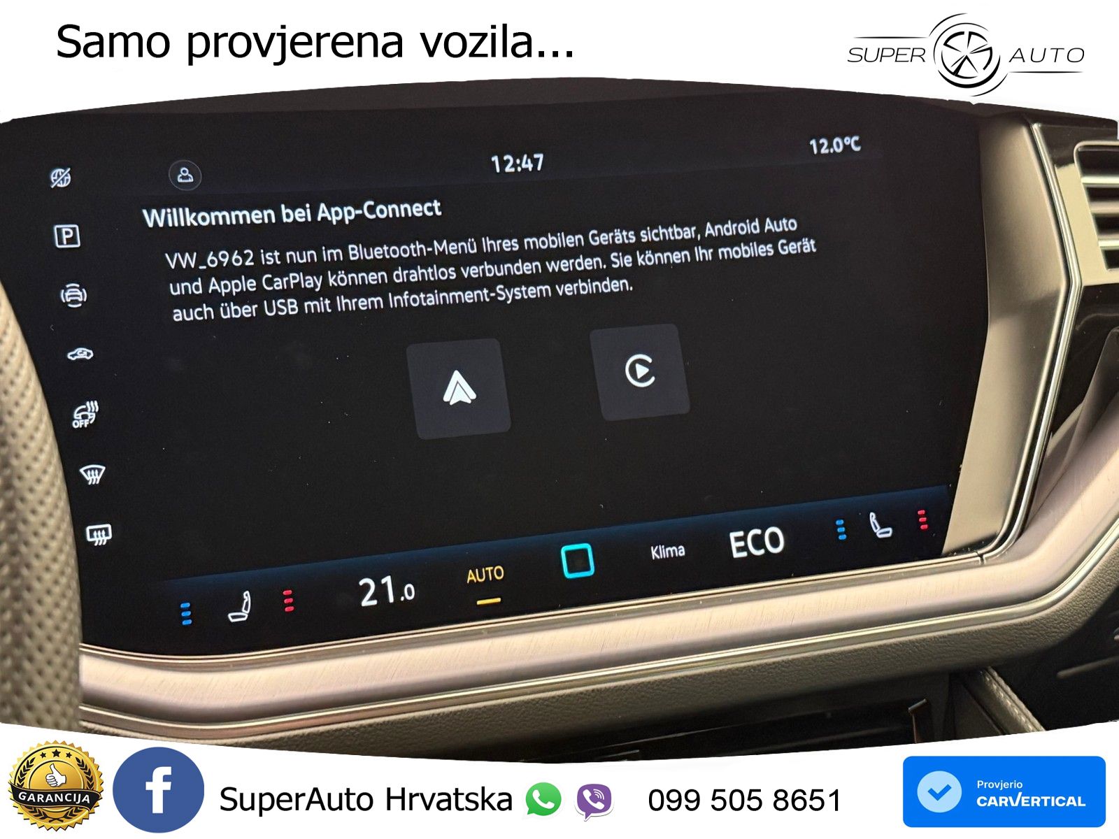 Volkswagen Touareg 3.0 V6 TDI (286 KS) 4MOTION Tiptronic ZRAČNI+ACC+GR SJED+KAM+PANO