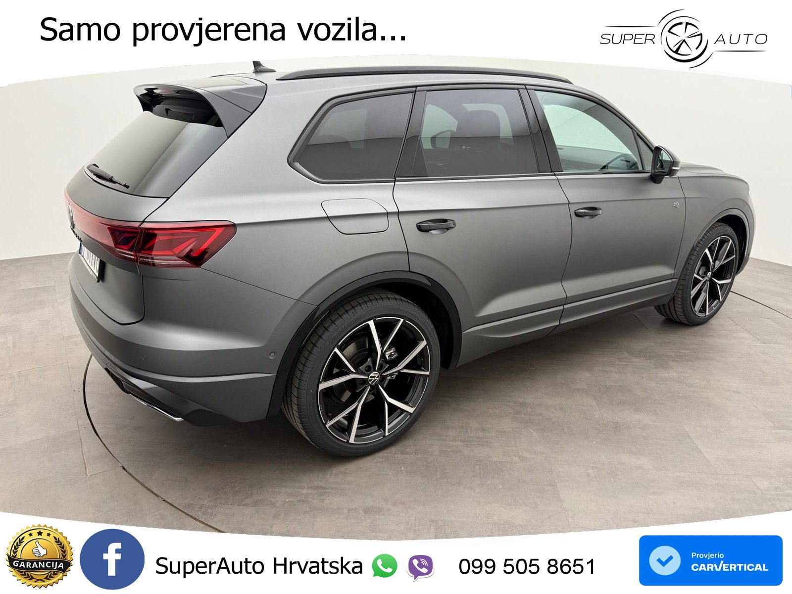 Volkswagen Touareg 3.0 V6 TDI (286 KS) 4MOTION Tiptronic ZRAČNI+ACC+GR SJED+KAM+PANO