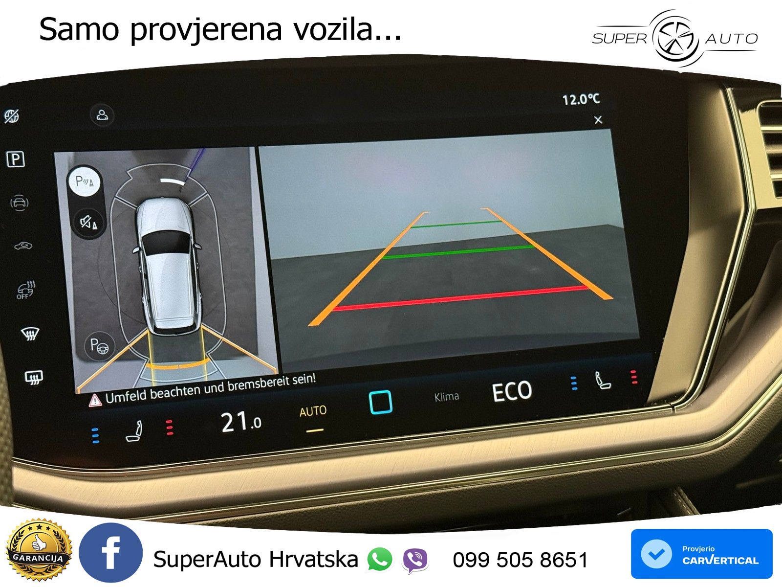 Volkswagen Touareg 3.0 V6 TDI (286 KS) 4MOTION Tiptronic ZRAČNI+ACC+GR SJED+KAM+PANO