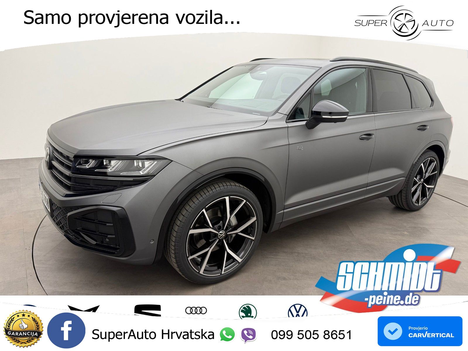 Volkswagen Touareg 3.0 V6 TDI (286 KS) 4MOTION Tiptronic ZRAČNI+ACC+GR SJED+KAM+PANO