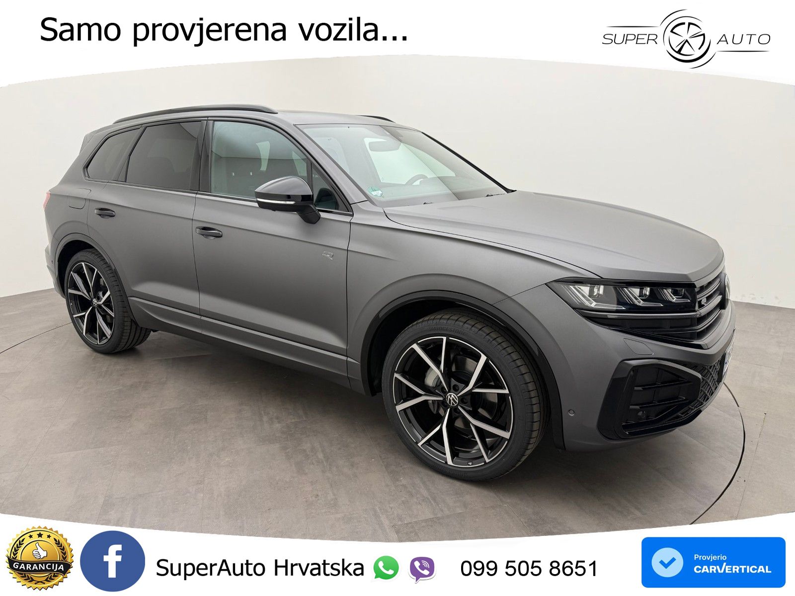 Volkswagen Touareg 3.0 V6 TDI (286 KS) 4MOTION Tiptronic ZRAČNI+ACC+GR SJED+KAM+PANO