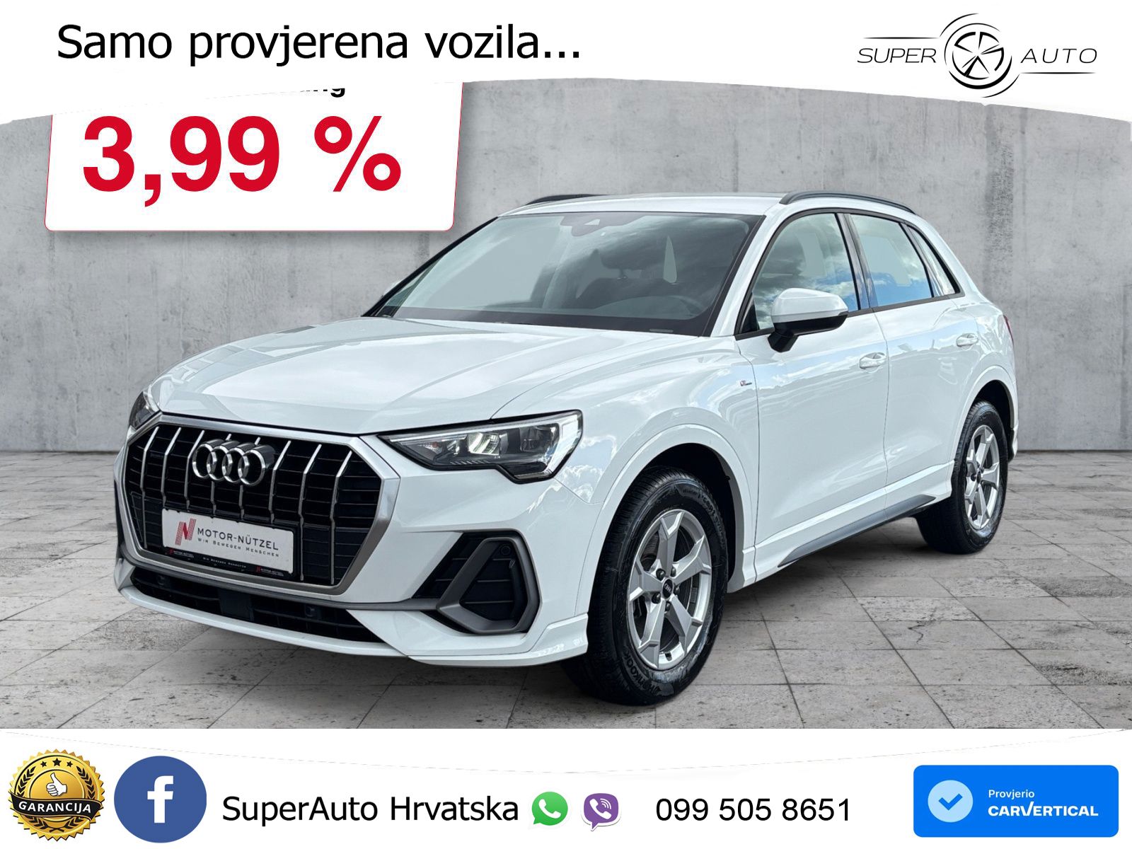 Audi Q3 35 TDI (150 KS) quattro S tronic S line LED+GR SJED+ACC