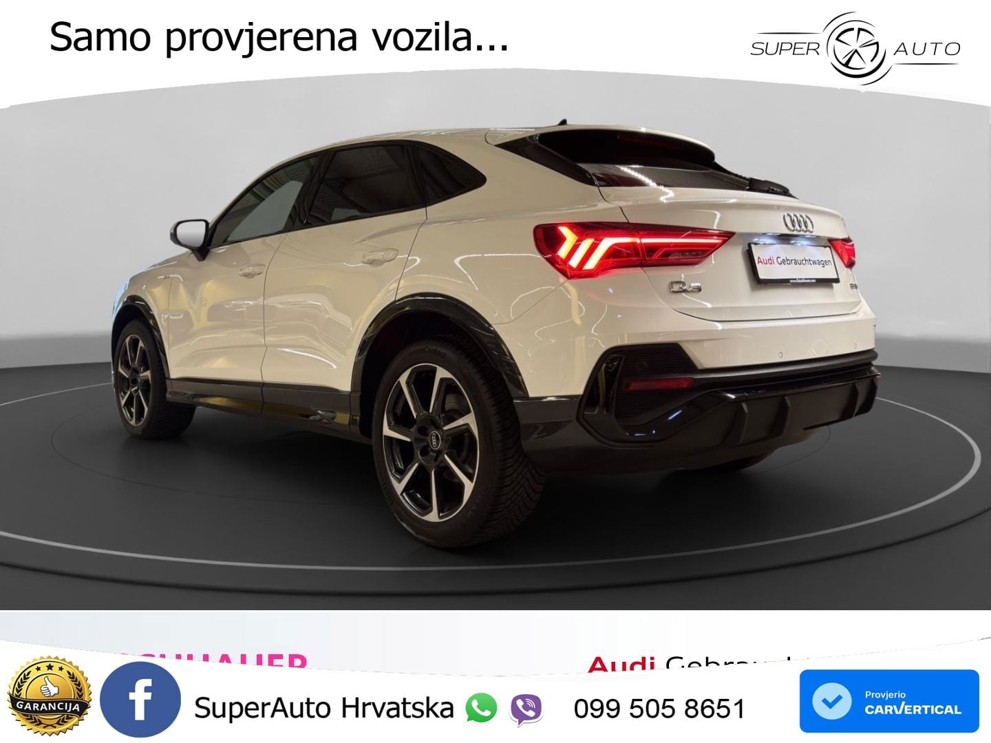 Audi Q3 Sportback 35 TFSI (150 KS) S tronic S line LED+GR SJED+ACC