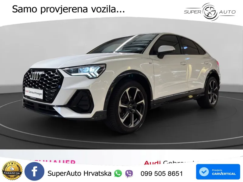 Audi Q3 Sportback 35 TFSI (150 KS) S tronic S line LED+GR SJED+ACC