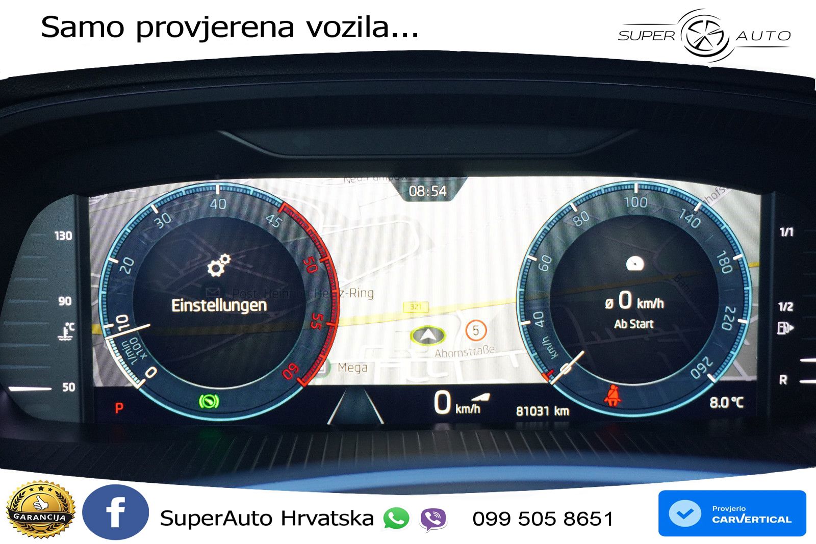 Škoda Octavia Combi 2.0 TDI (150 KS) DSG LED+ACC