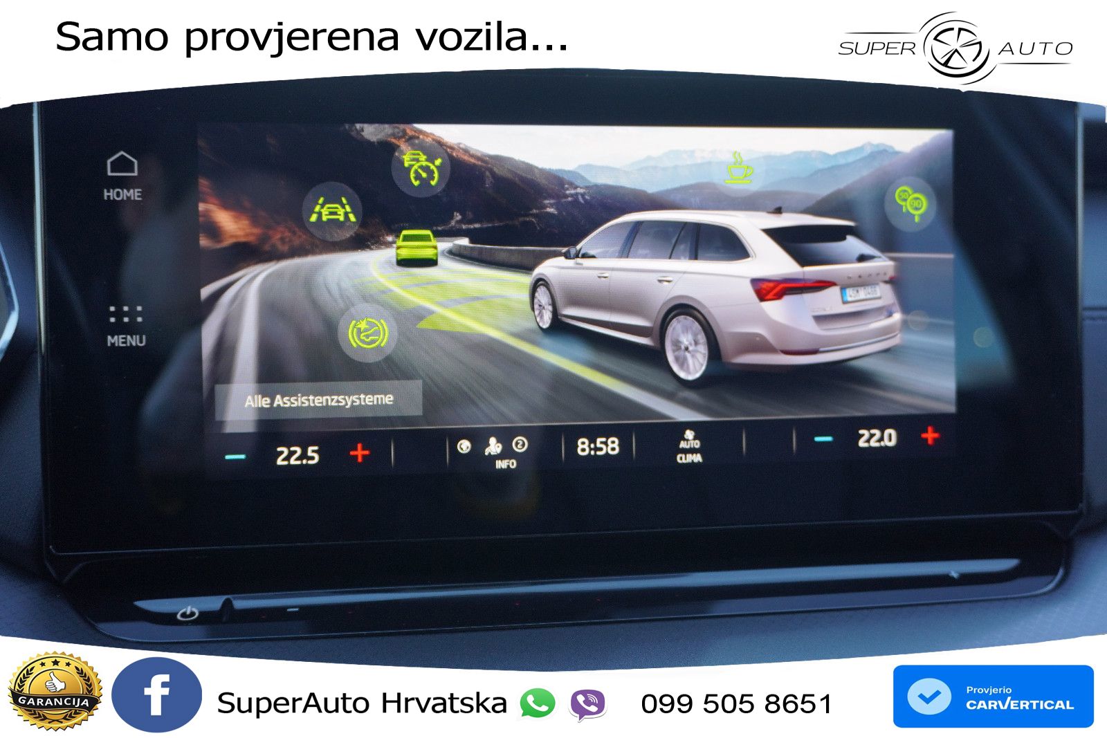 Škoda Octavia Combi 2.0 TDI (150 KS) DSG LED+ACC