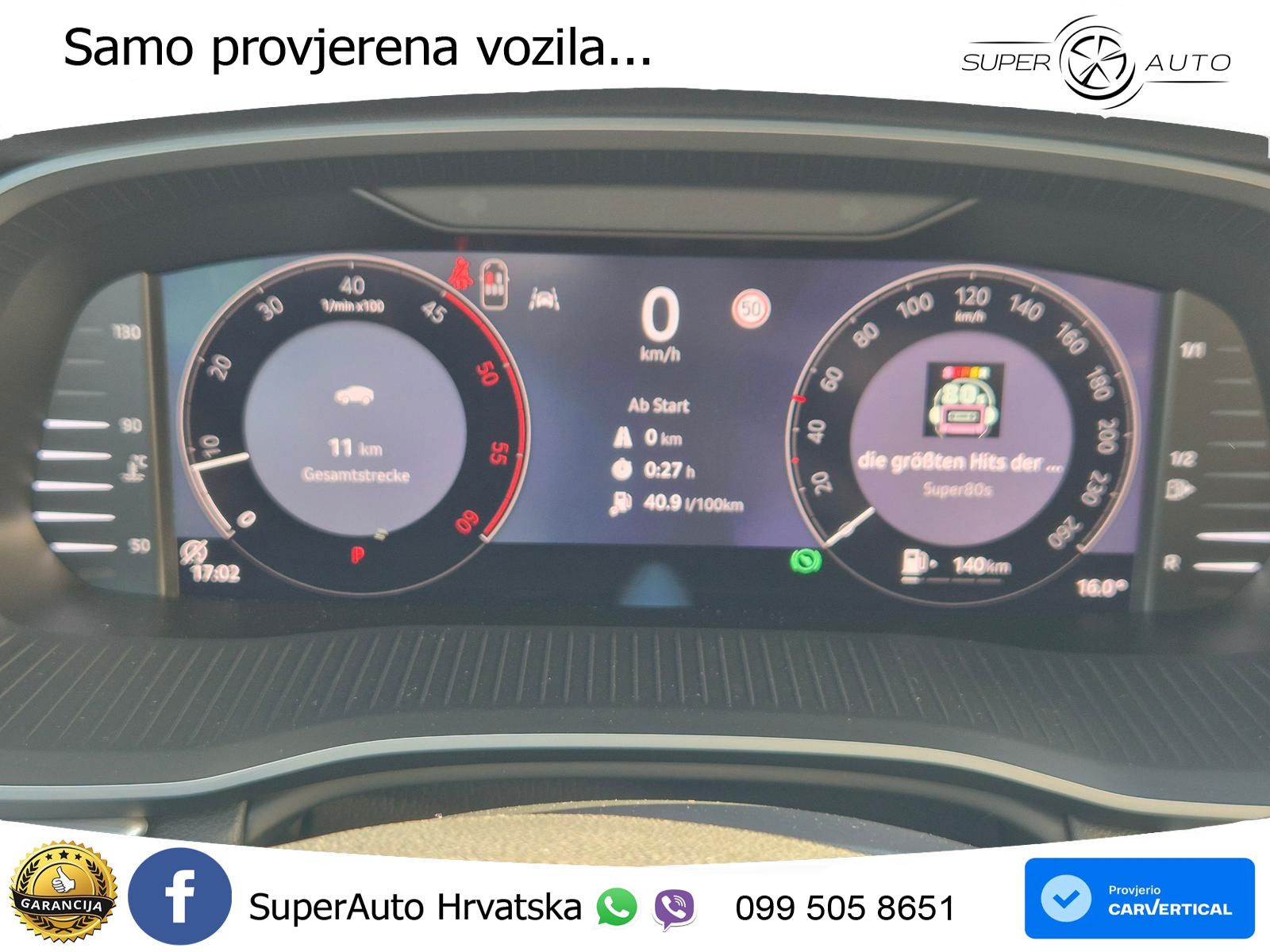 Škoda Octavia Combi 2.0 TDI (150 KS) DSG Selection LED+GR SJED+ACC
