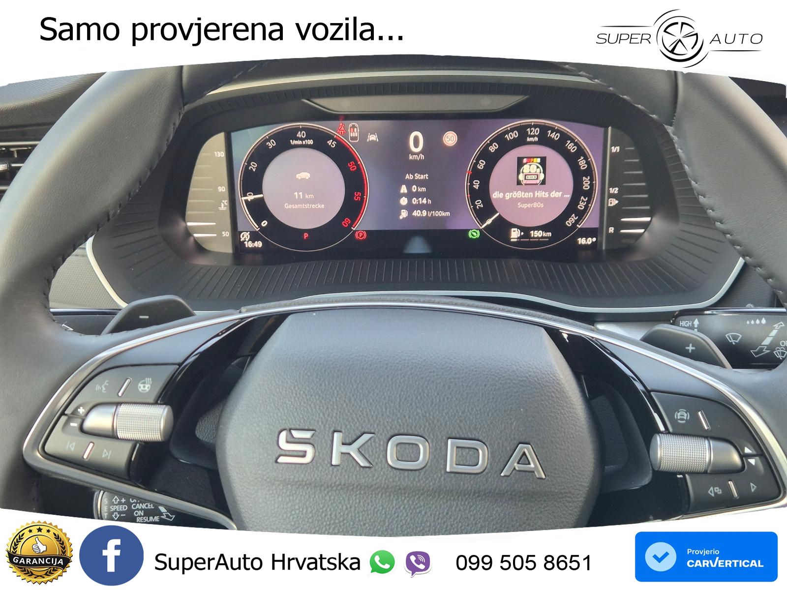 Škoda Octavia Combi 2.0 TDI (150 KS) DSG Selection LED+GR SJED+ACC