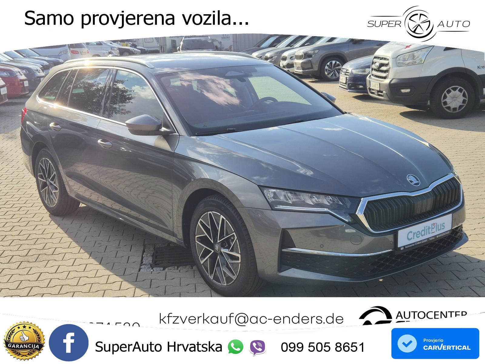 Škoda Octavia Combi 2.0 TDI (150 KS) DSG Selection LED+GR SJED+ACC