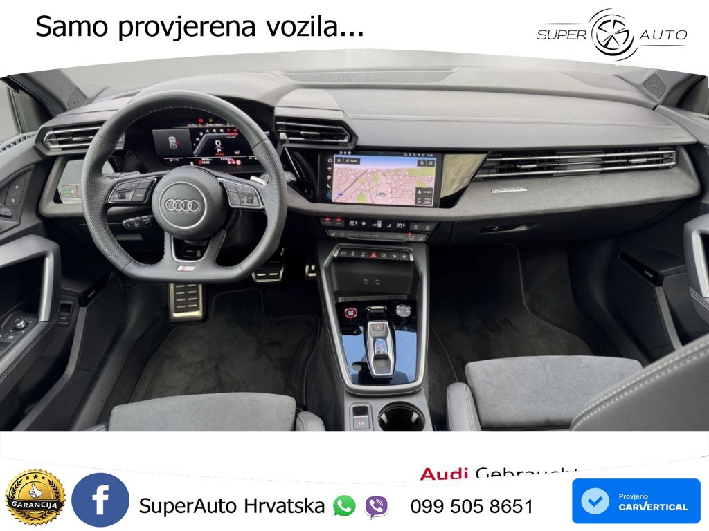 Audi S3 2.0 TFSI (333 KS) quattro S tronic S line MATRIX+GR SJED+KAM