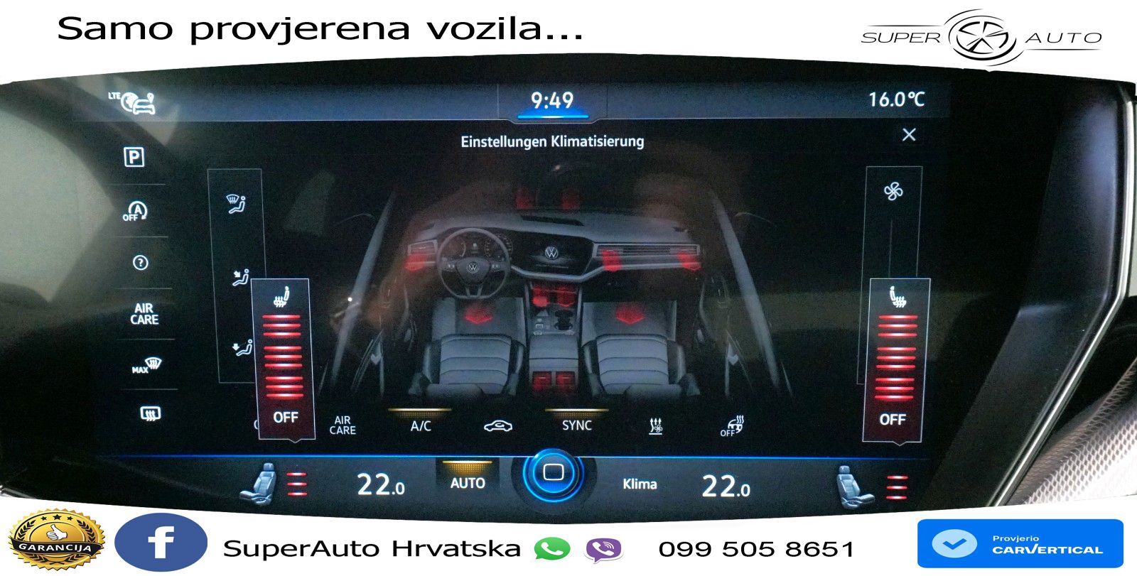 Volkswagen Touareg 3.0 V6 TDI (286 KS) 4MOTION Tiptronic R-Line LED+GR SJED+ACC