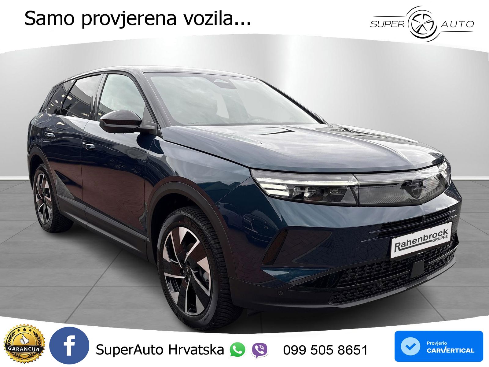 Opel Grandland 1.2 Turbo (145 KS) Hybrid eDCT GS ACC+GR SJED+360+PANO