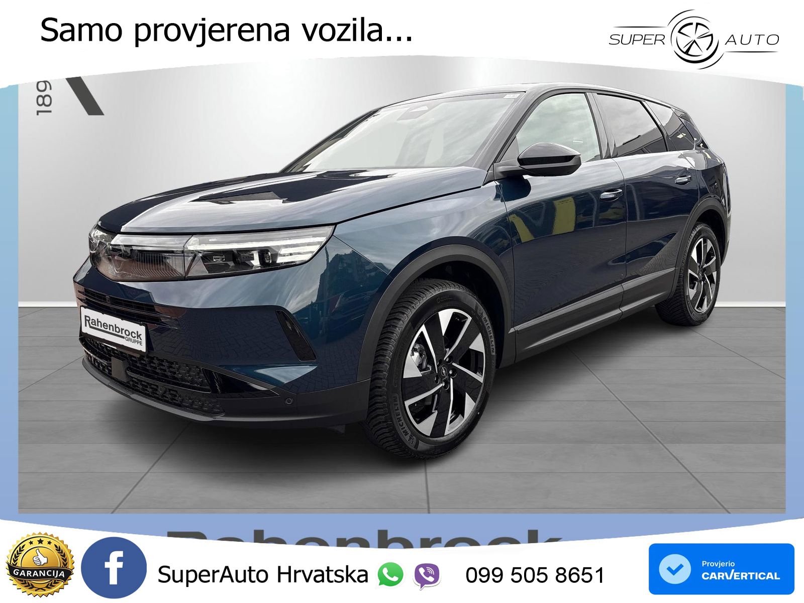Opel Grandland 1.2 Turbo (145 KS) Hybrid eDCT GS ACC+GR SJED+360+PANO