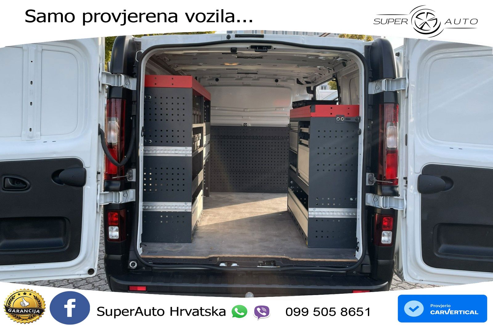 Renault Trafic L1H1 2.0 WÜRTH Regale Klima Navi PDC 131 KS