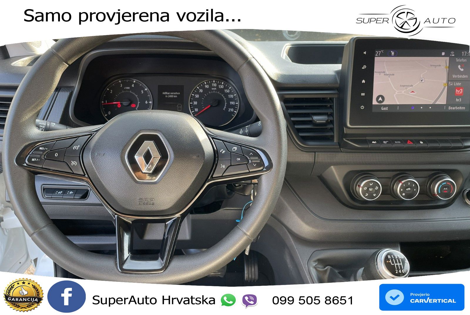 Renault Trafic L1H1 2.0 WÜRTH Regale Klima Navi PDC 131 KS