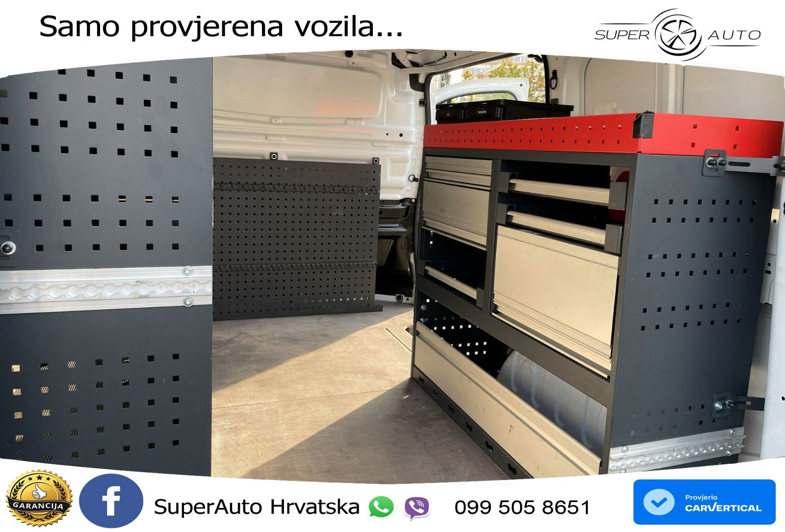 Renault Trafic L1H1 2.0 WÜRTH Regale Klima Navi PDC 131 KS