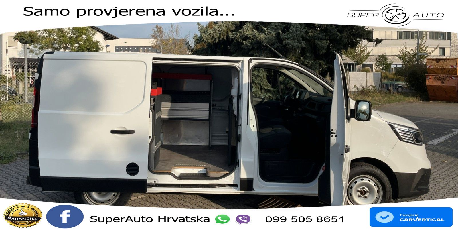 Renault Trafic L1H1 2.0 WÜRTH Regale Klima Navi PDC 131 KS