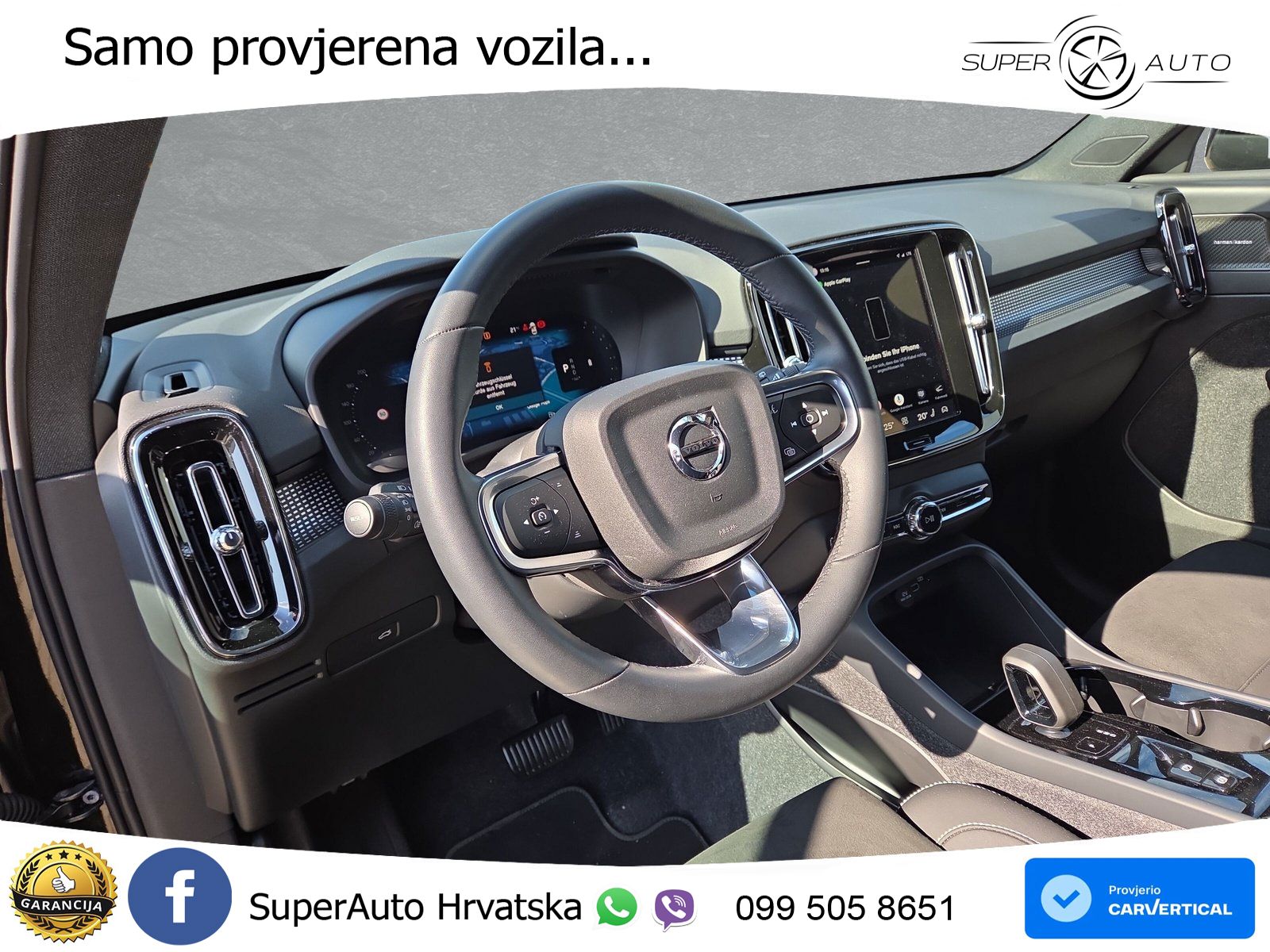 Volvo XC40 2.0 B3 163 KS Automatic ACC+GR SJED+360+PANO