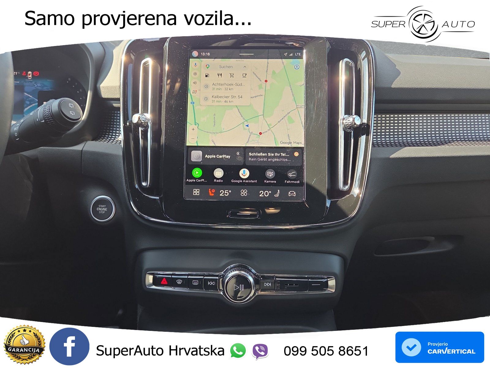 Volvo XC40 2.0 B3 163 KS Automatic ACC+GR SJED+360+PANO