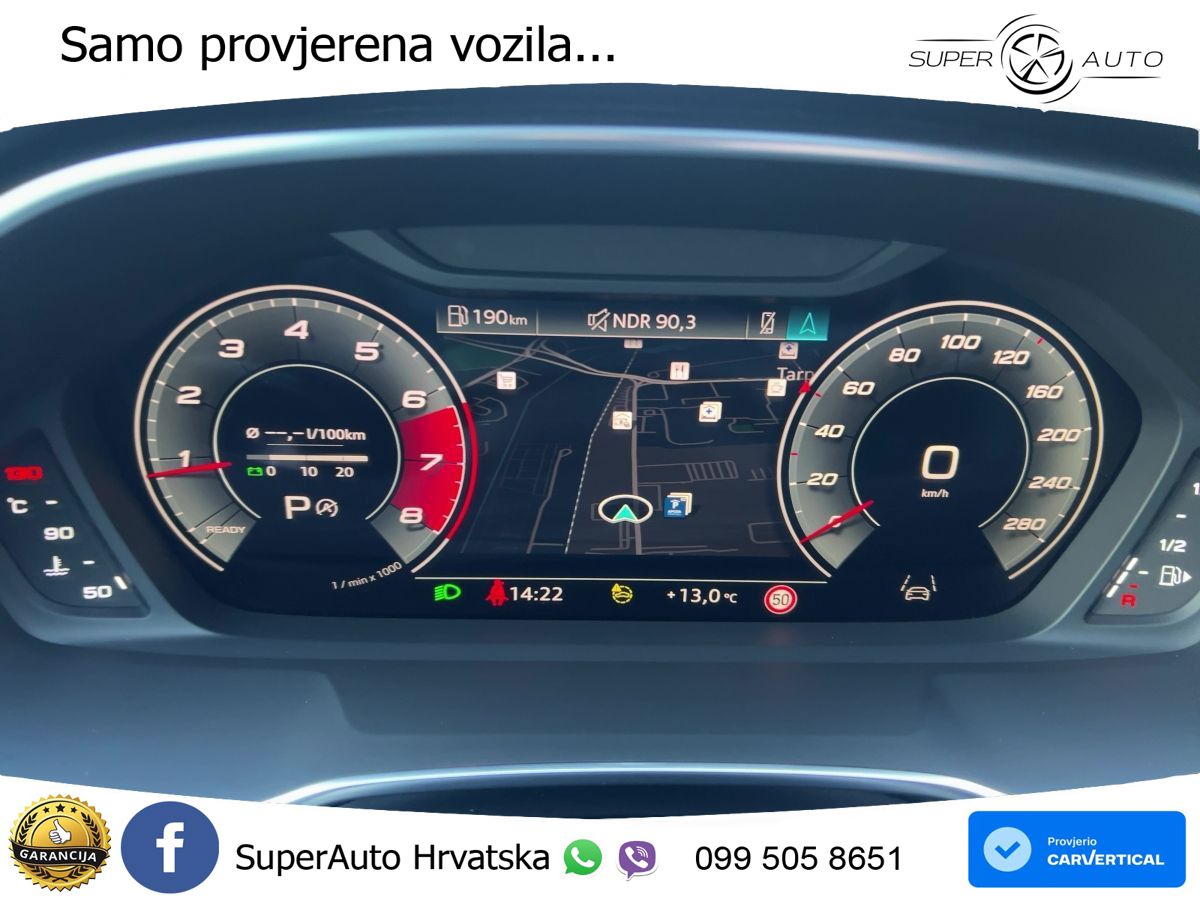Audi Q3 40 TFSI (190 KS) quattro S tronic LED+GR SJED+ACC