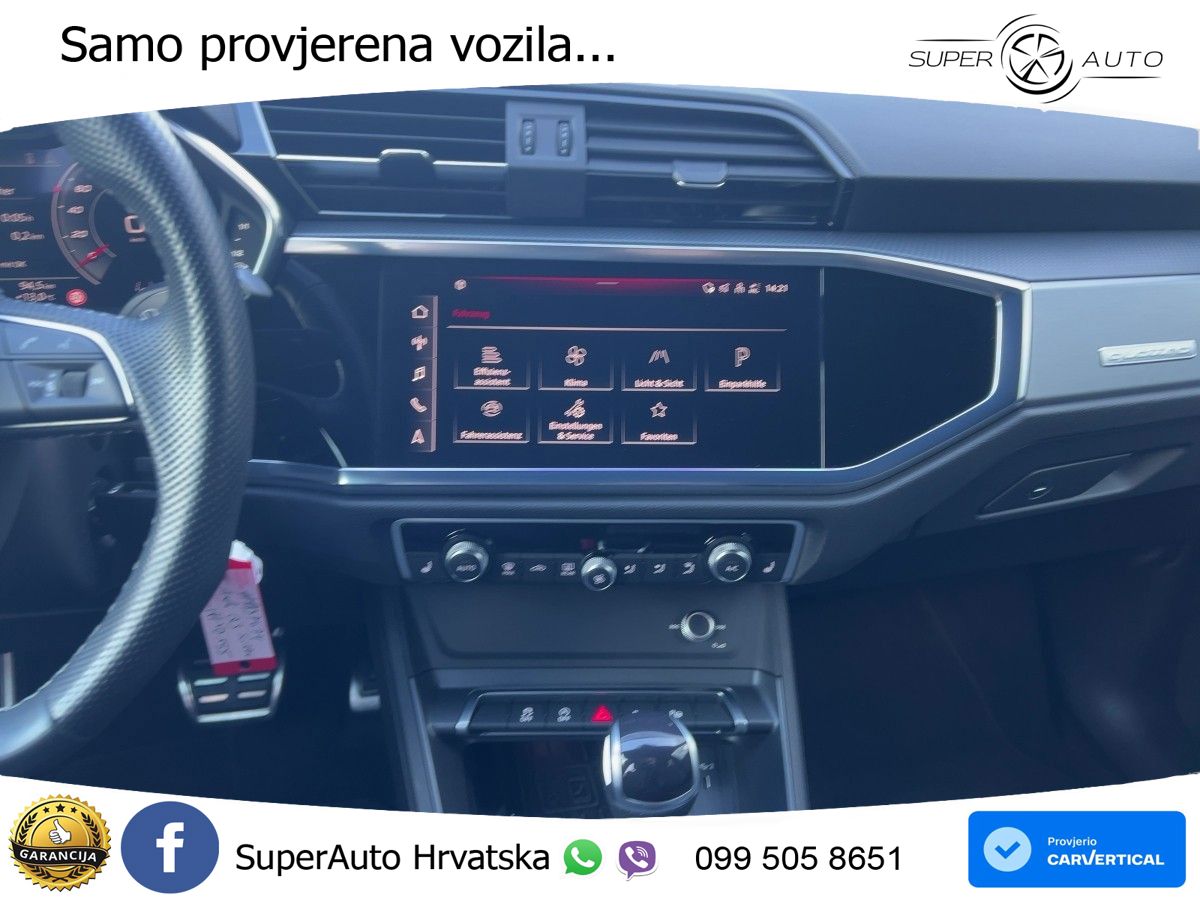 Audi Q3 40 TFSI (190 KS) quattro S tronic LED+GR SJED+ACC