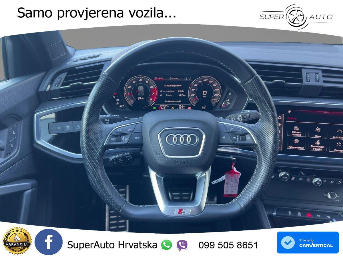 Audi Q3 40 TFSI (190 KS) quattro S tronic LED+GR SJED+ACC