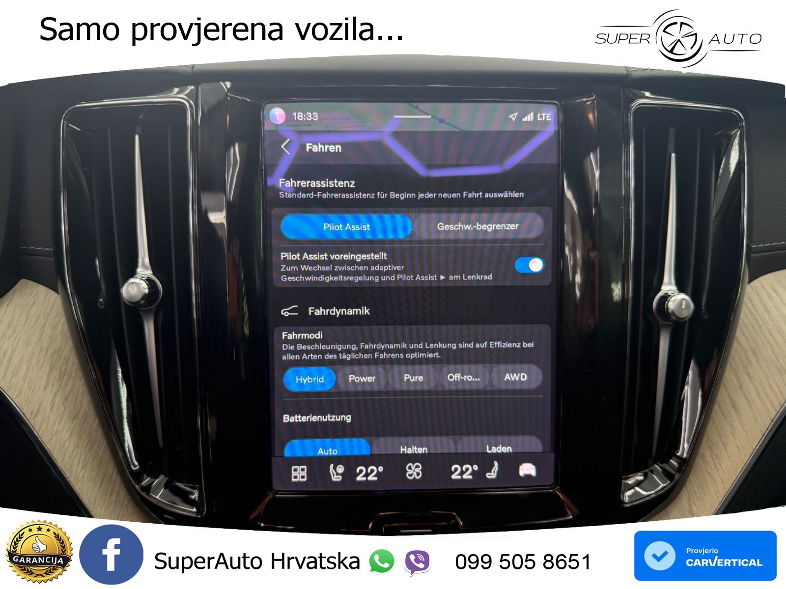 Volvo XC60 T6 AWD Geartronic ACC+GR SJED+360+PANO