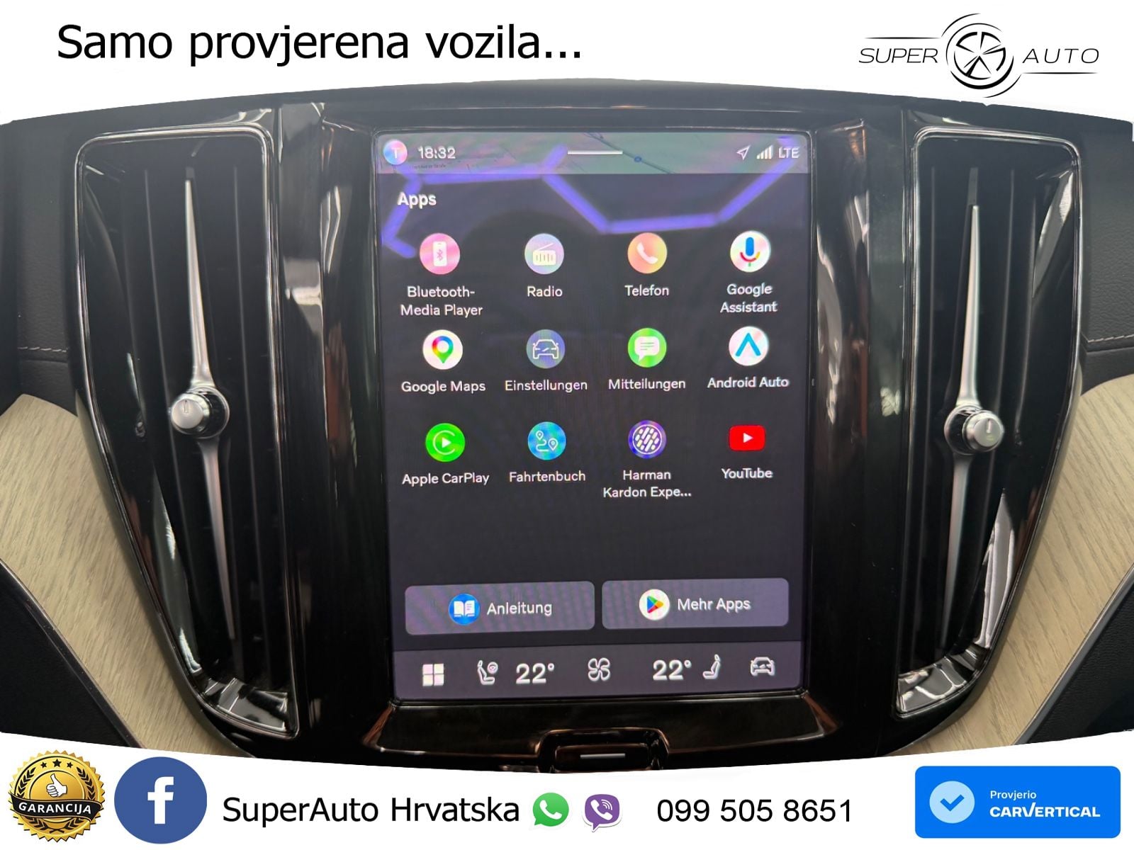 Volvo XC60 T6 AWD Geartronic ACC+GR SJED+360+PANO