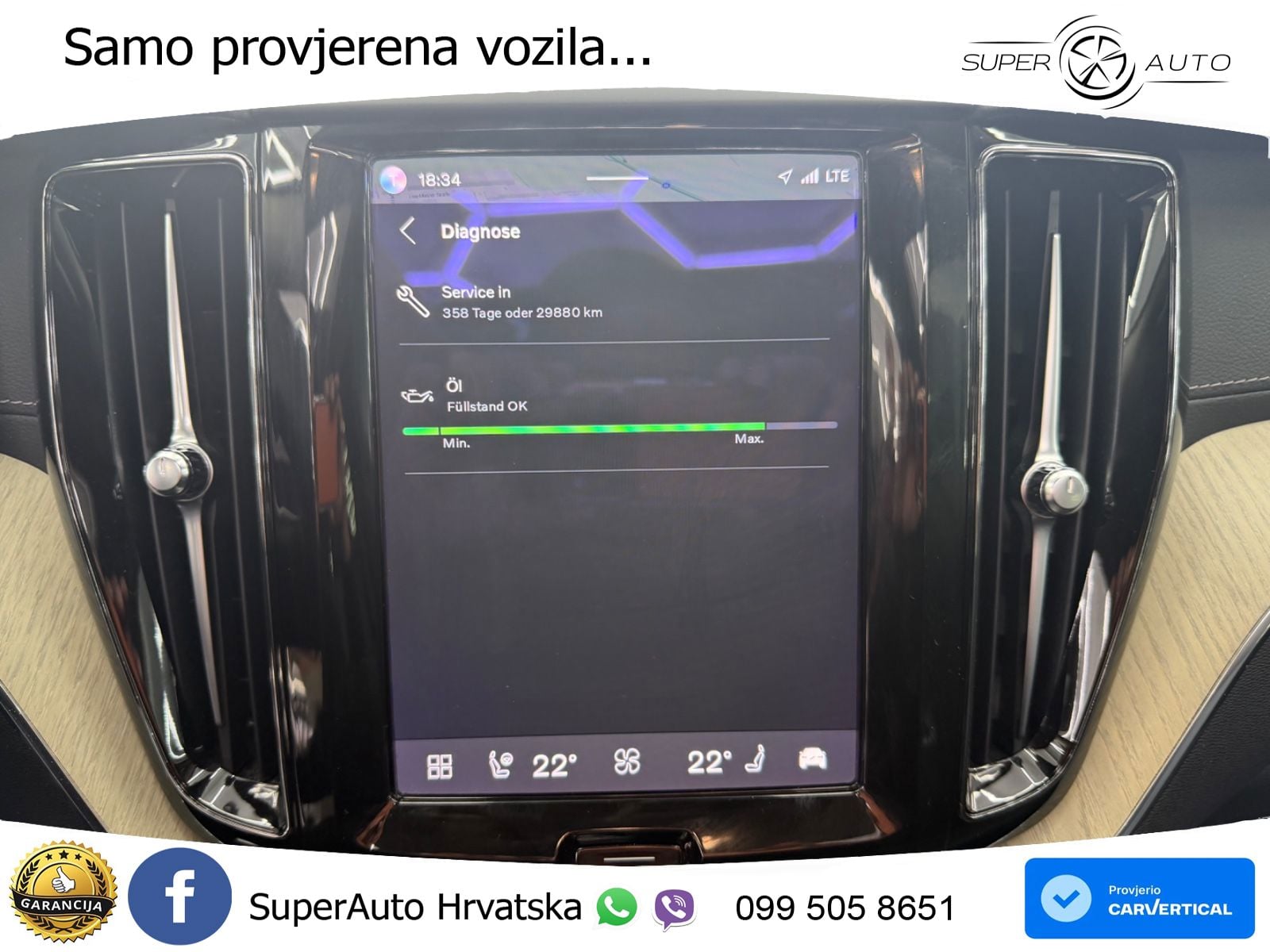 Volvo XC60 T6 AWD Geartronic ACC+GR SJED+360+PANO