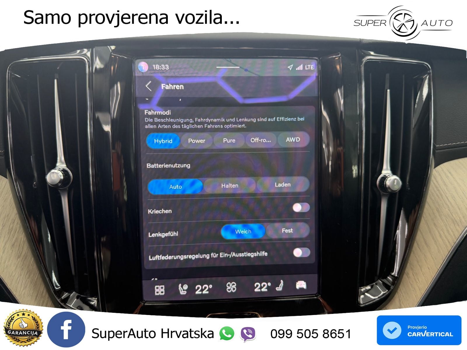 Volvo XC60 T6 AWD Geartronic ACC+GR SJED+360+PANO