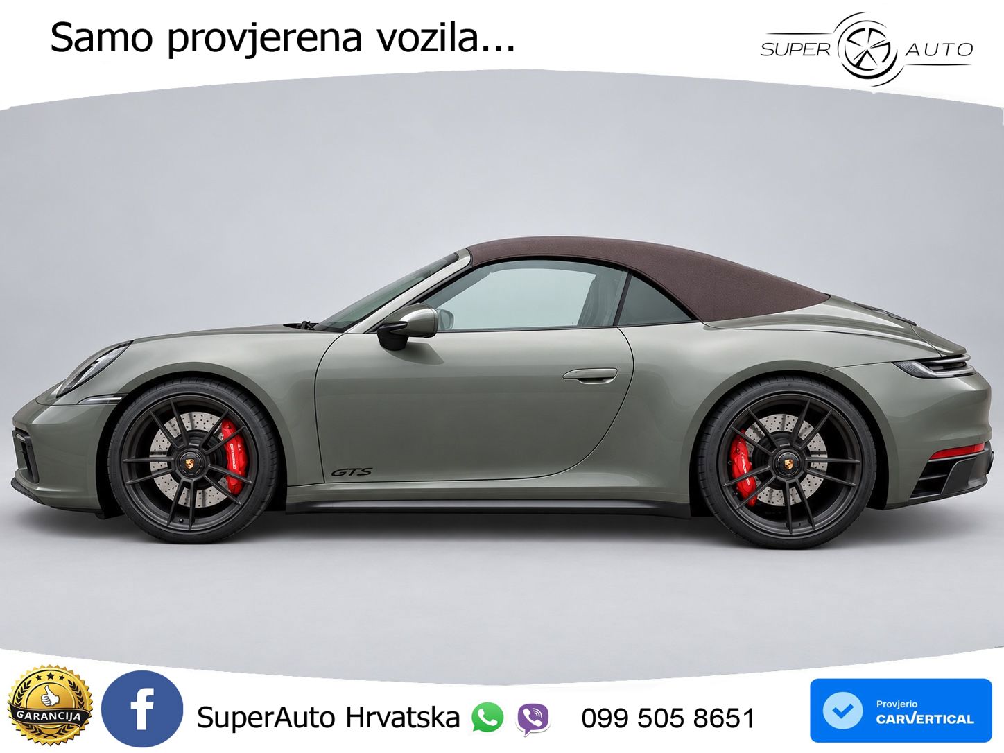 Porsche 911 Carrera 4 GTS Cabriolet 3.0 (480 KS) PDK LED+GR SJED+ACC