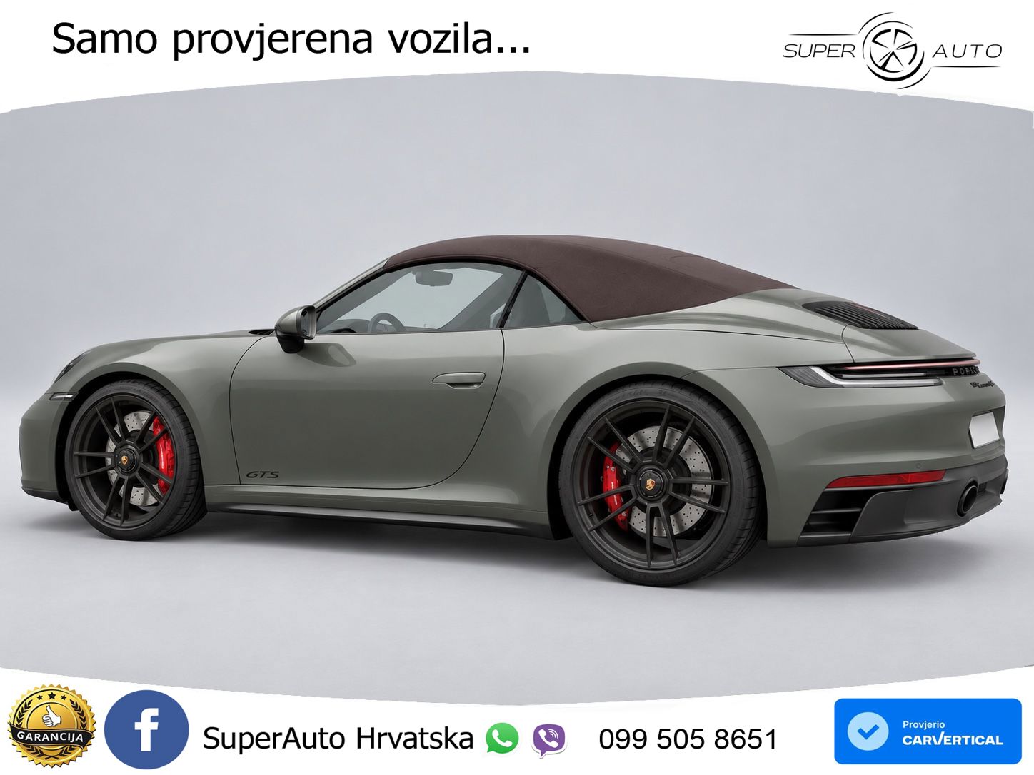Porsche 911 Carrera 4 GTS Cabriolet 3.0 (480 KS) PDK LED+GR SJED+ACC