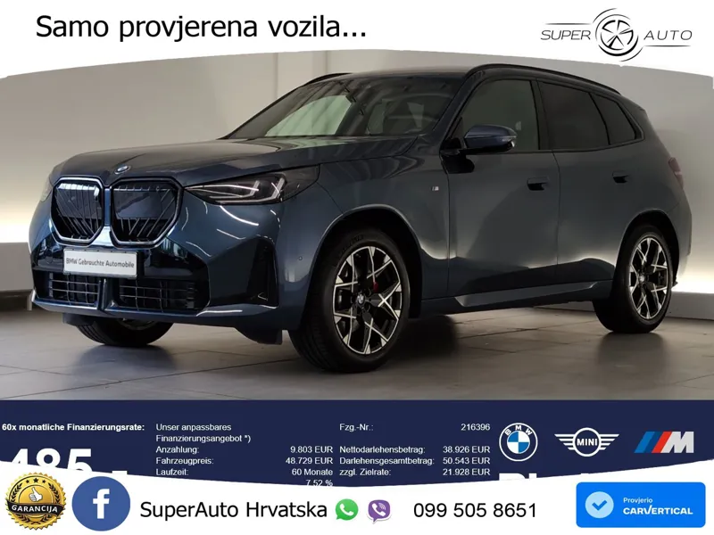 BMW X3 20d xDrive Steptronic M Sport LED+GR SJED+ACC