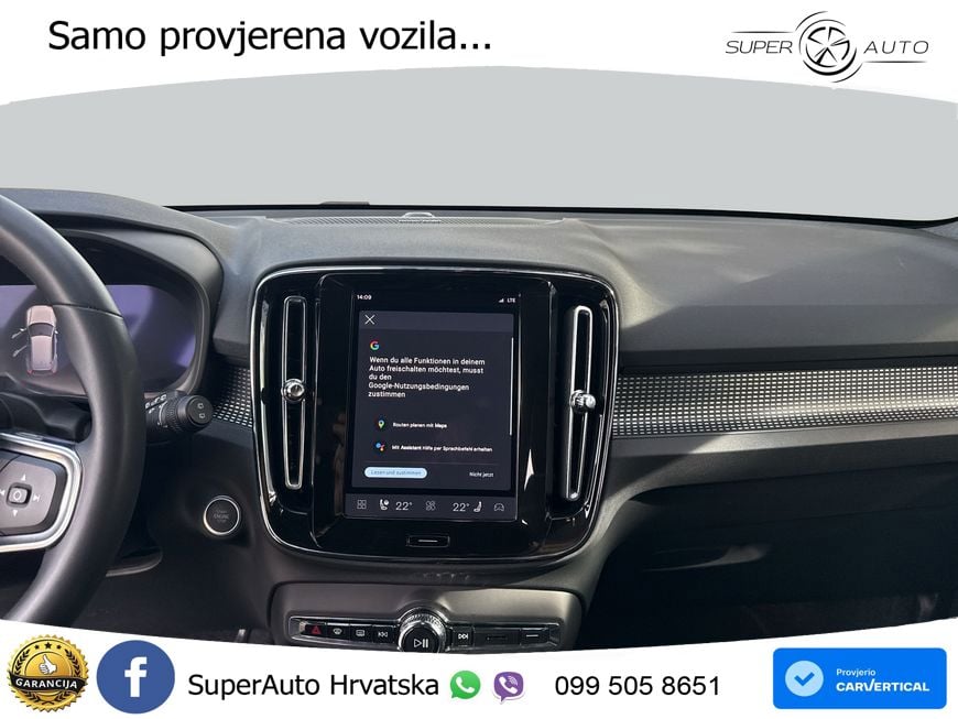 Volvo XC40 2.0 B3 163 KS Automatic LED+GR SJED+ACC