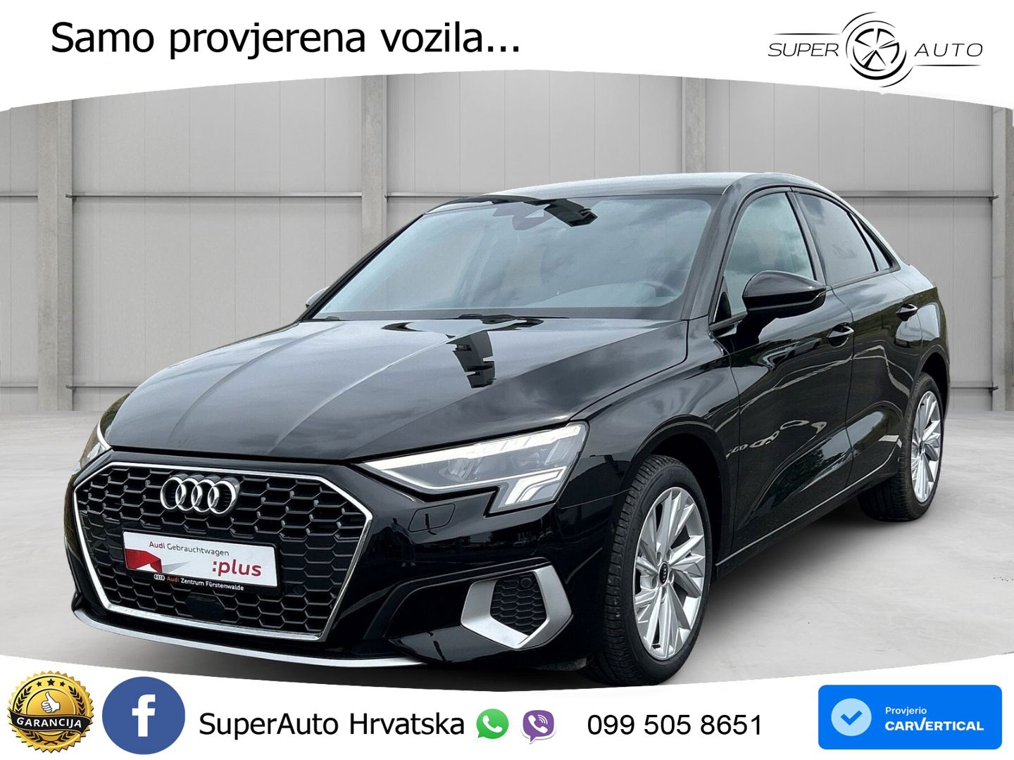 Audi A3 Limuzina 35 TDI (150 KS) S tronic advanced LED+GR SJED+ACC