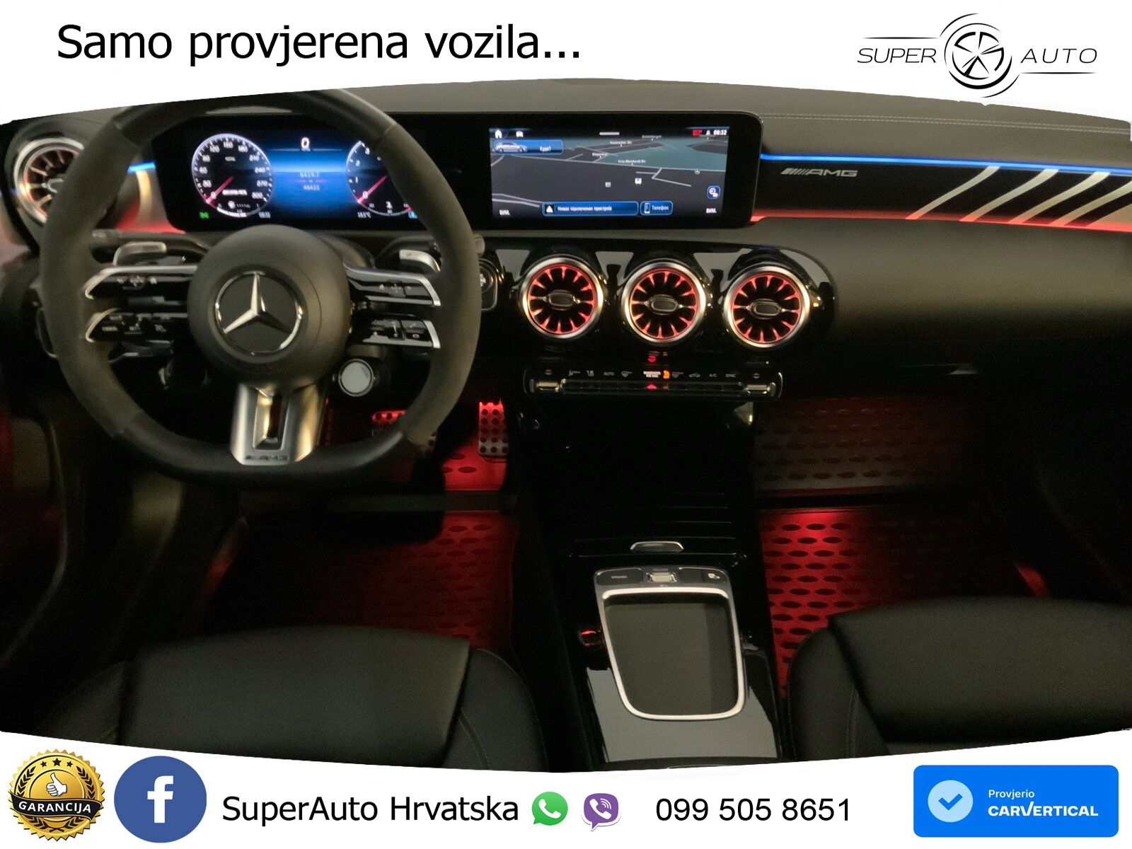Mercedes-Benz AMG A 45 S 4MATIC+ AMG SPEEDSHIFT DCT 8G ACC+HEAD+GR SJED+360+PANO