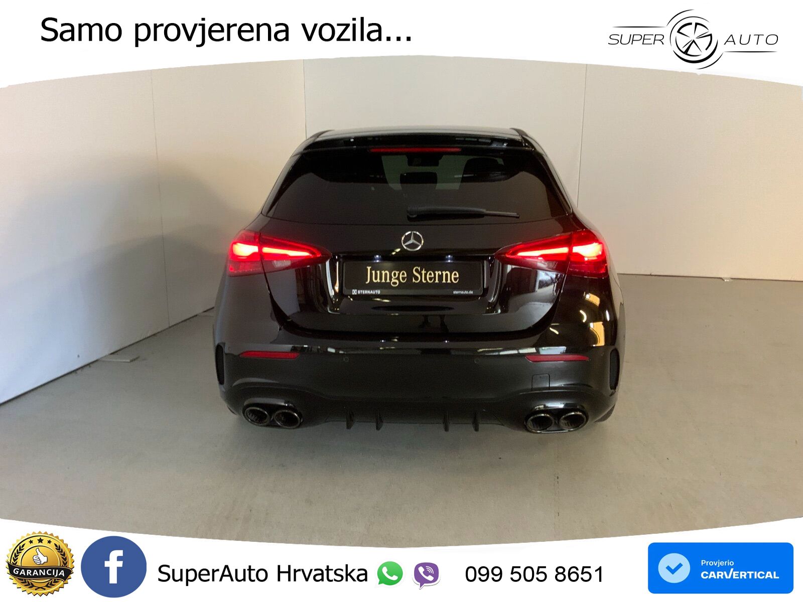 Mercedes-Benz AMG A 45 S 4MATIC+ AMG SPEEDSHIFT DCT 8G ACC+HEAD+GR SJED+360+PANO