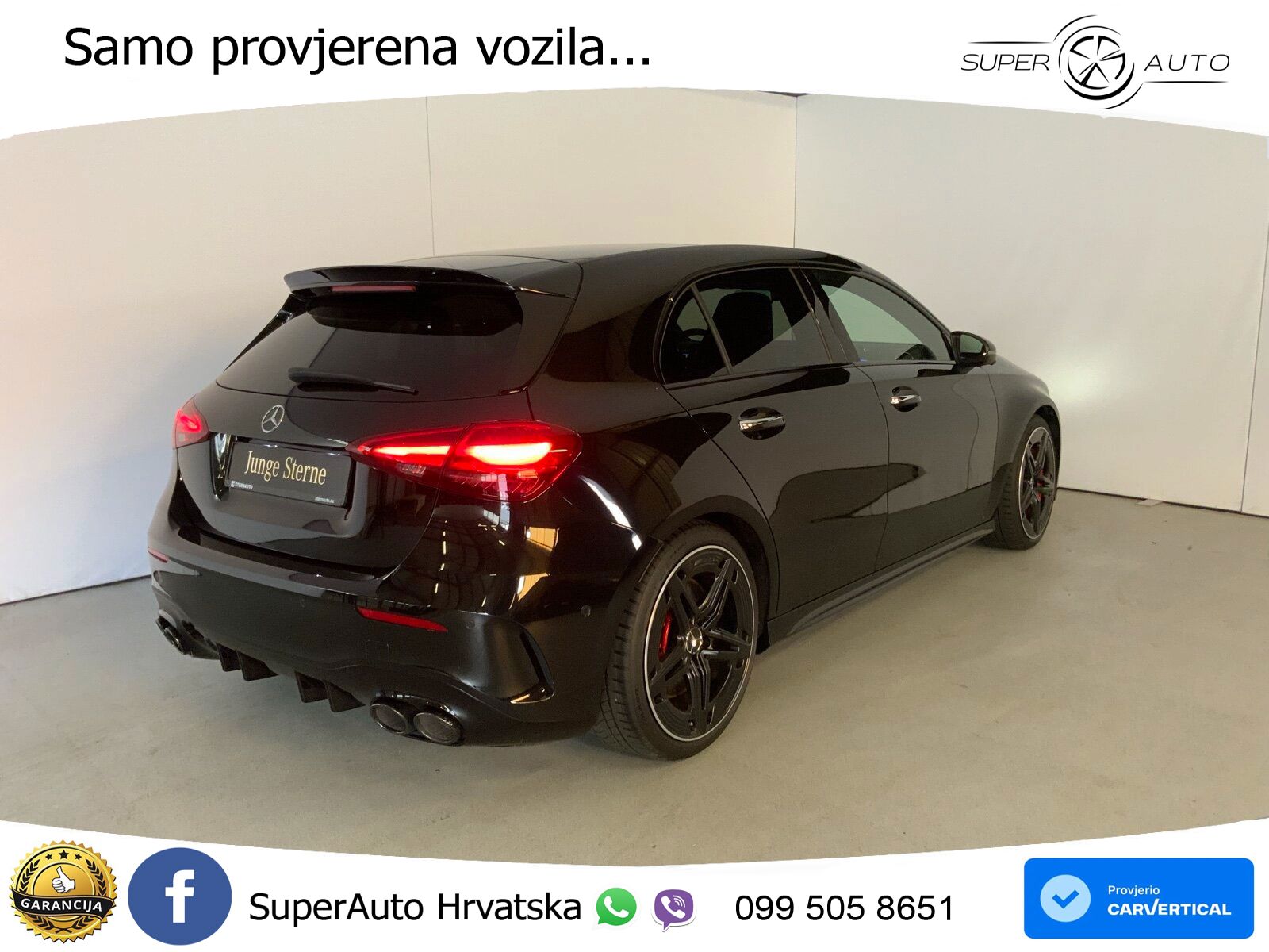 Mercedes-Benz AMG A 45 S 4MATIC+ AMG SPEEDSHIFT DCT 8G ACC+HEAD+GR SJED+360+PANO