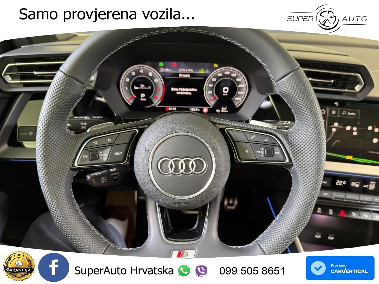 Audi A3 35 TFSI (150 KS) S tronic S line LED+GR SJED+ACC