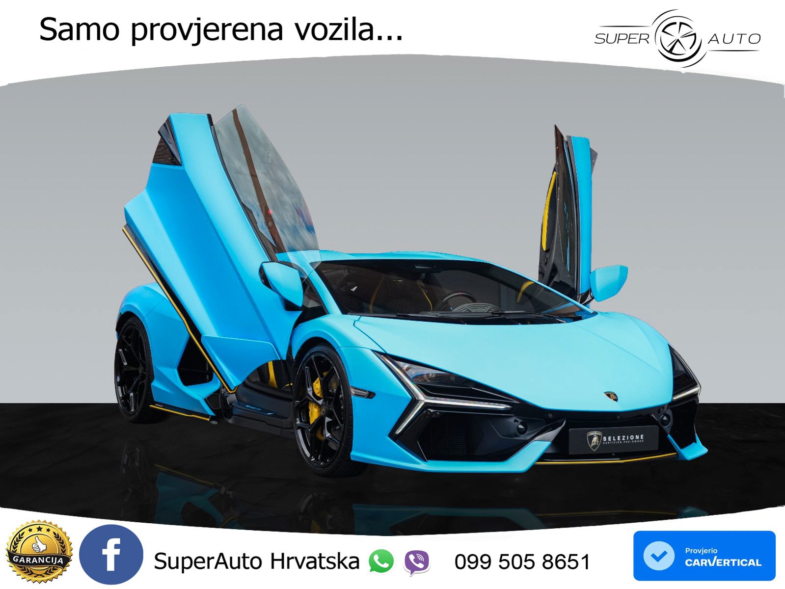 Lamborghini Revuelto 6.5 V12 (1015 KS) 4WD DCT LED+GR SJED+ACC
