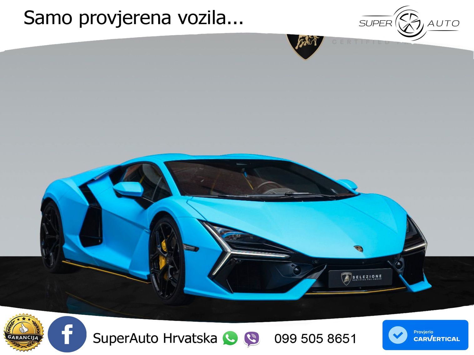 Lamborghini Revuelto 6.5 V12 (1015 KS) 4WD DCT LED+GR SJED+ACC